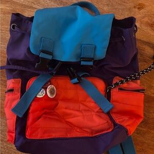 Colorful small backpack, great condition !